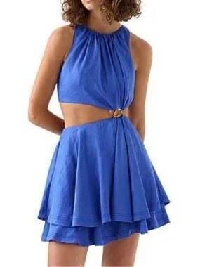 aje henriette cut out mini dress Aje Henriette Cut Out Mini Dress Ivory Size 6
